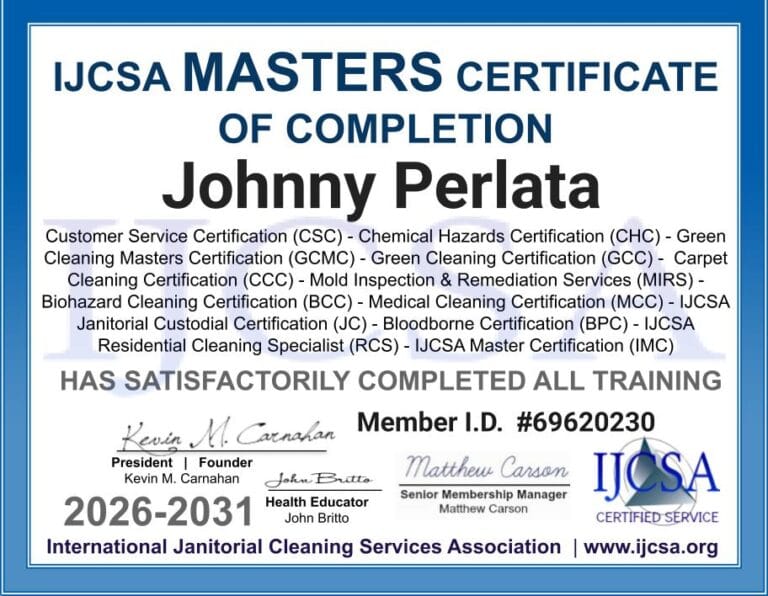 JCSA-Masters-Certificate-Day-Through-Night-Cleaning-Commercial-Cleaning-Nashville